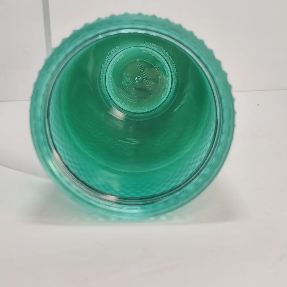 NEW Starbucks Diamond Texture Tumbler Venti 24 Oz Green Ombre Gradient 2022